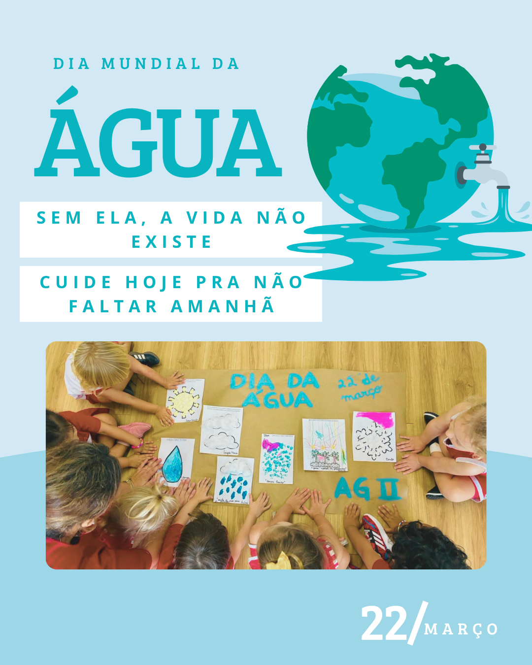 Post de 22 de Março de 2026: Dia Mundial da Água e sustentabilidade